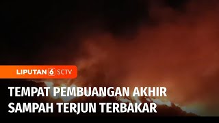 Tempat Pembuangan Akhir Sampah di Kota Medan Terbakar | Liputan 6