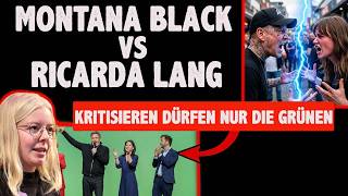Green Ricarda Lang VS Montana Blackt and the green apron