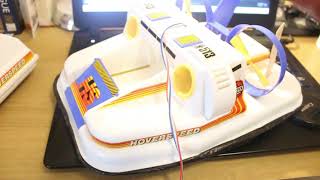 VINTAGE Airfix SUPER HOVERCRAFT battery powered Kit bought already built