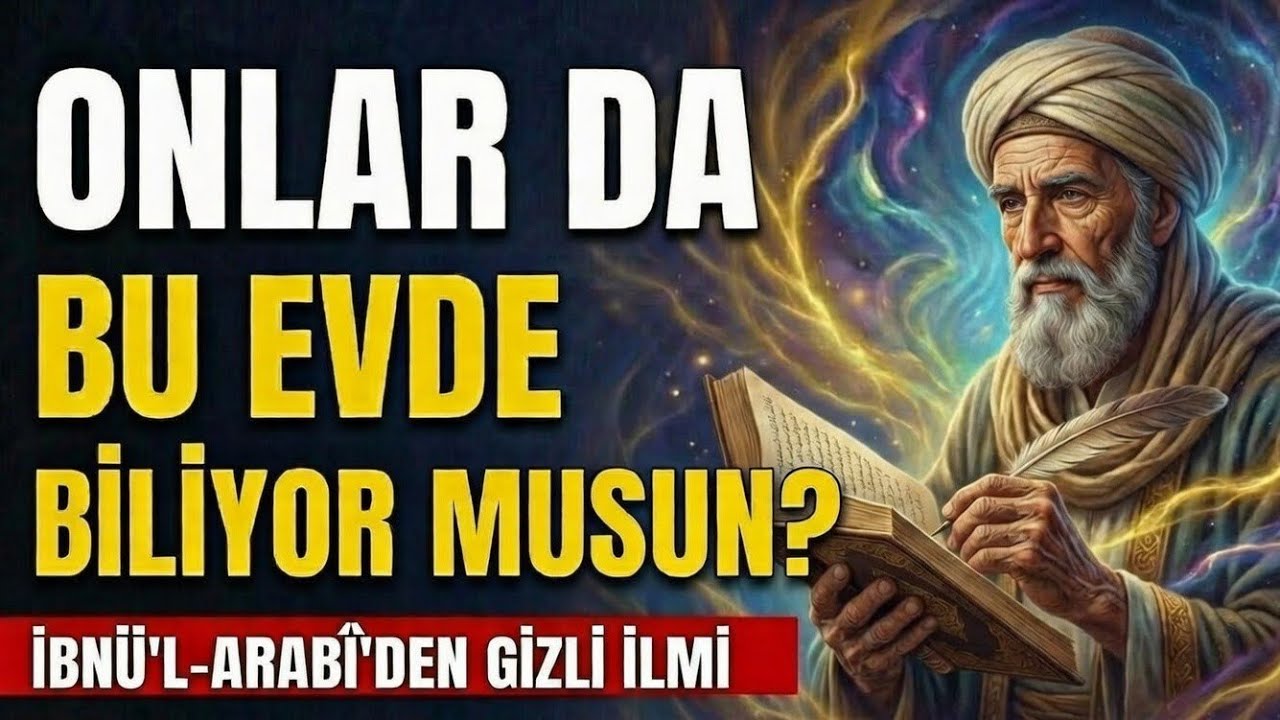 O VARLIKLARLA YAŞIYORSUN AMA BİLMİYORSUN! İbnü'l Arabi'nin Dehşete Düşüren Sırrı
