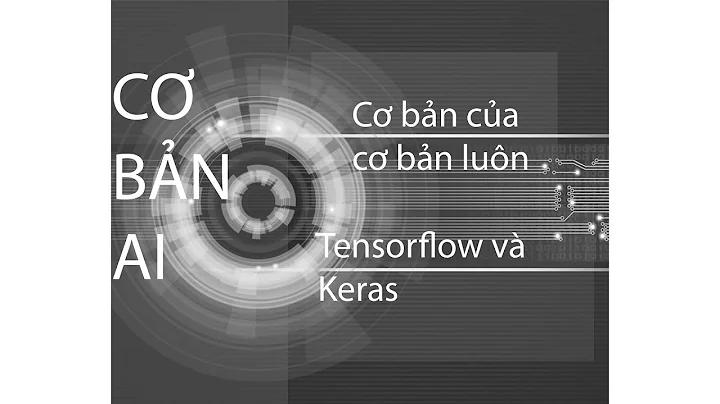 Tensorflow và Keras - Hello world trong làng AI