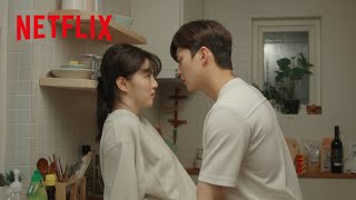 胸キュン - ソン・ガンがキッチンでハン・ソヒに誕生日のキス | わかっていても | Netflix Japan