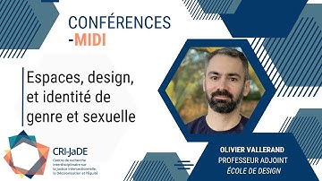 Conférences-midi #2 : Espaces, design, et identité de genre et sexuelle