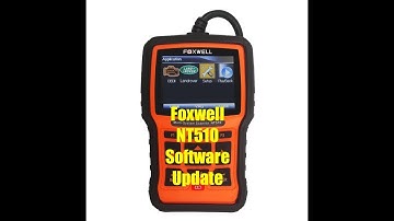 Foxwell NT510 Software Update