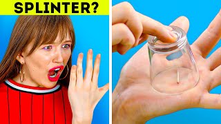 SIMPLE HACKS THAT WILL SAVE YOUR LIFE! || Funny ANd Useful Tips by 123 Go! Gold