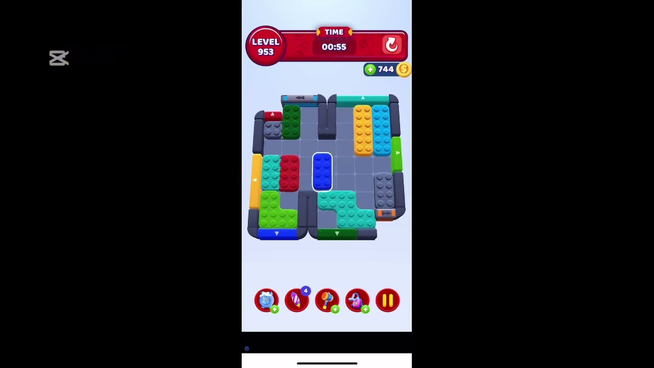 Colour Block Jam Level 953 Solution Walkthrough