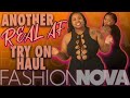 You NEED this REAL AF Fashion Nova Try ON Haul! PLUS SIZE Haul with FASHION NOVA CURVE!