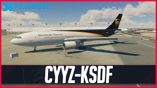 X-Plane 11 | Real World UPS OPS | iniBuilds A300 | Toronto to Louisville