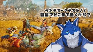 【雑談配信】モンハンベンチマークやってみる！！【蒼月ロウヤ】