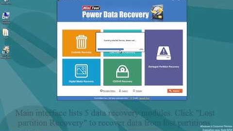 Guide to recover data saved on deleted dynamic volume, MiniTool Power Data Recovery:r
