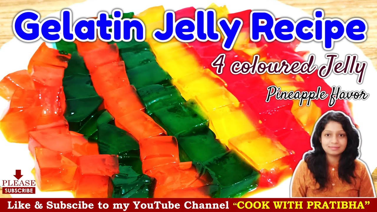 Homemade Jelly recipe I How to make jelly I Gelatin Jelly recipe I