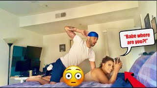 IG MODEL LET ME HIT WHILE HER MAN WAS ON THE PHONE!!