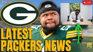 🔴LIVE Packers News! BIG NEWS COMING OUT OF GREEN BAY! Zach Tom,& St Juste Updates!