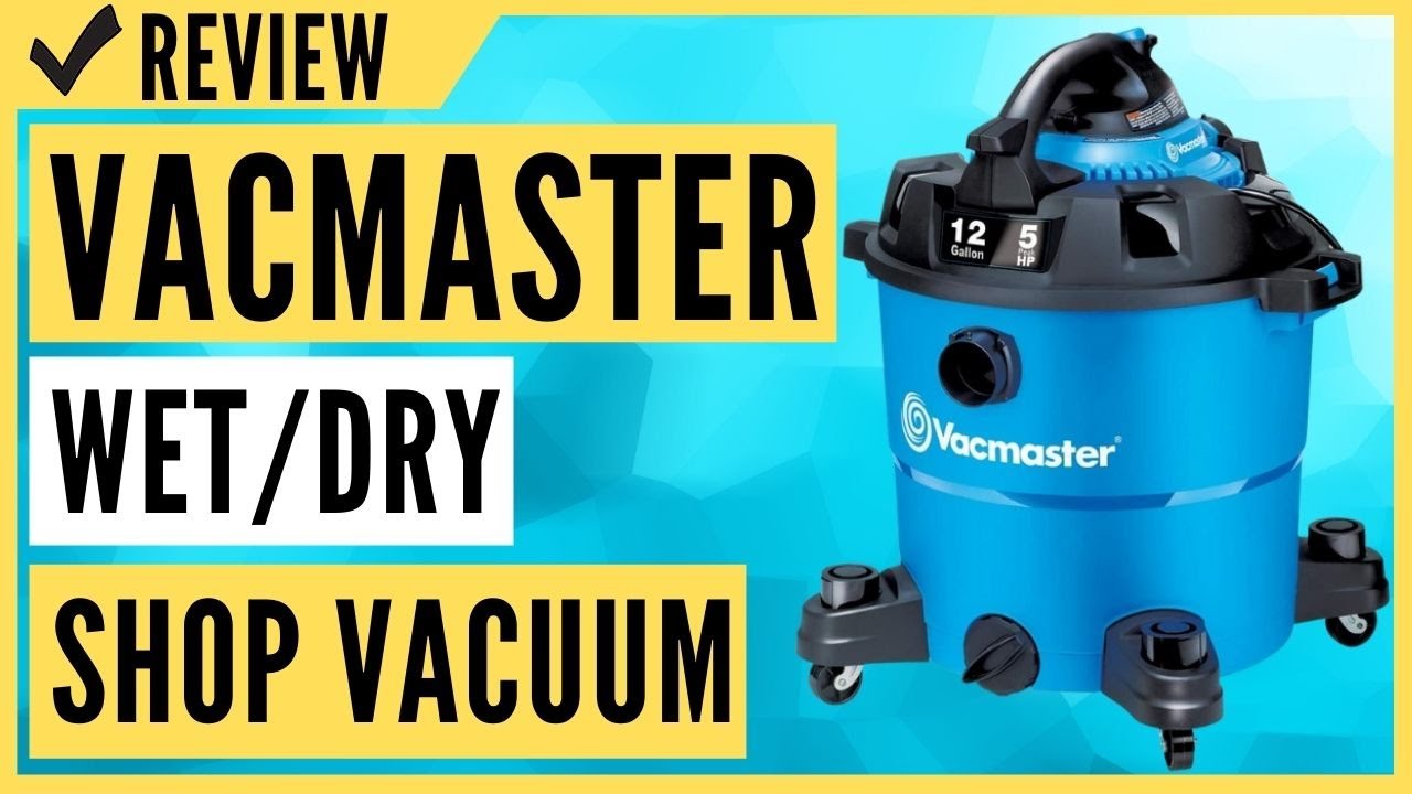 Vacmaster VBV1210, 12Gallon 5 Peak HP Wet, Dry Shop Vacuum