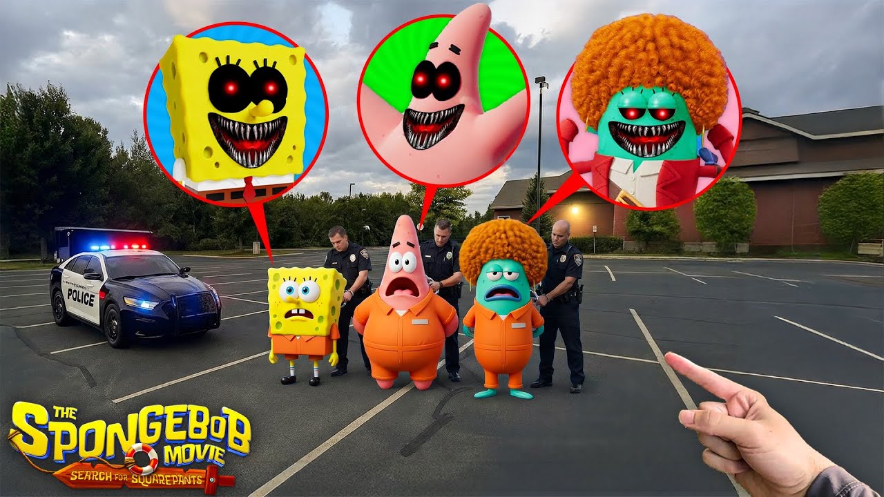 SPONGEBOB & PATRICK GOT ARRESTED IN REAL LIFE! (THE SPONGEBOB MOVIE)