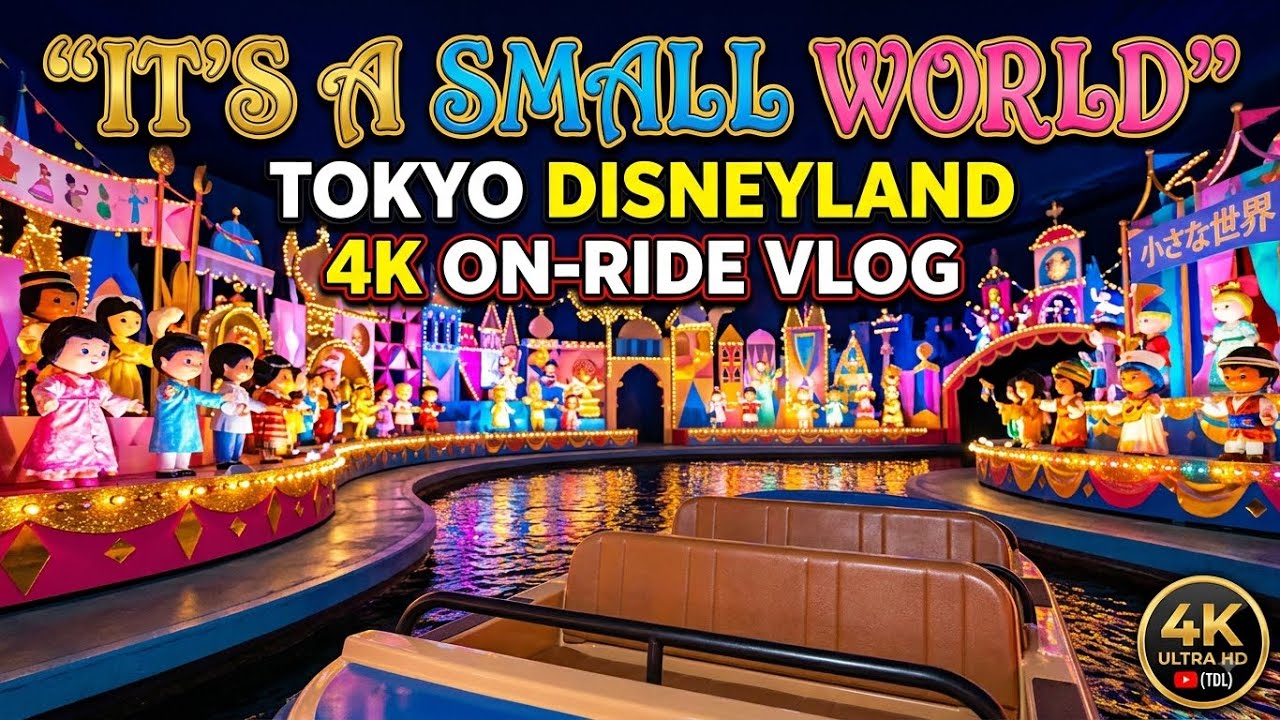 “It's a Small World" at Tokyo Disneyland! 🎶✨ #4k 