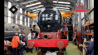 NEW BUILD LMS PATRIOT 5551 THE UNKNOWN WARRIOR @ TYSELEY DEPOT, 20/9/25 #steam #pov #newbuild