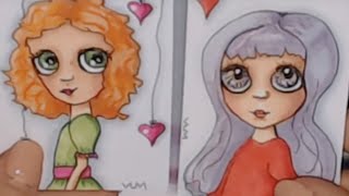 How to Choose 🌟Copic Marker Color Combinations🌟 that blend well. Vicki Parfenow.