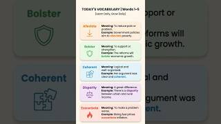 🔥Daily Vocabulary Power 💥| English Words For Banking Exams⚡| #rbi #vocabulary #rbigradeb #shorts