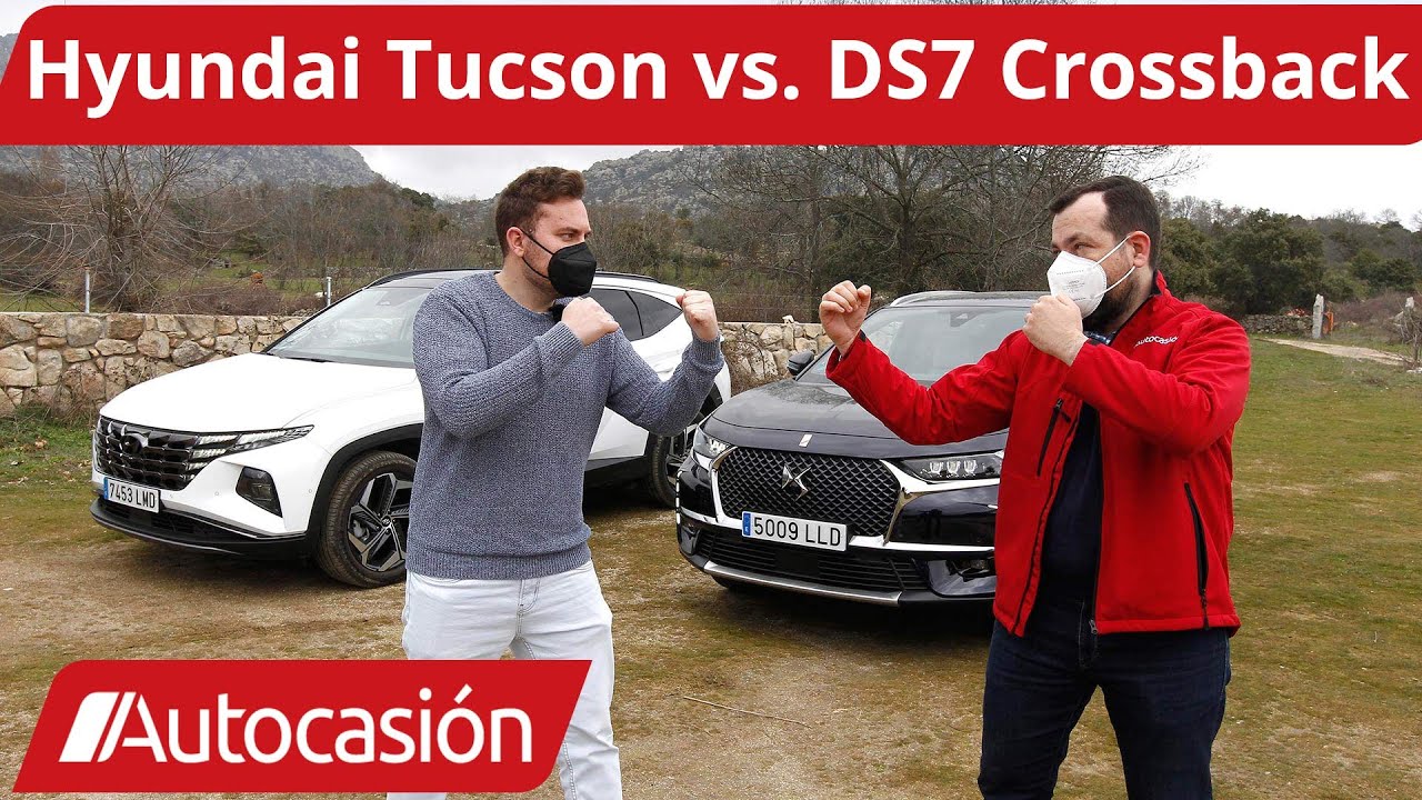 Hyundai Tucson 2021 vs. DS7 Crossback | Comparativa SUV / Prueba / Review en español | Autocasión