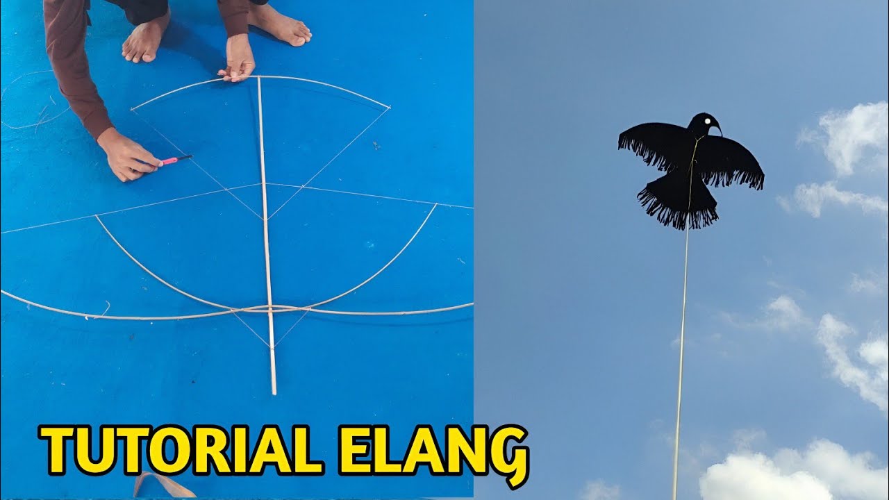 Cara Membuat Layangan Burung Elang