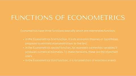 Statistics vs Econometrics: What are the Differences?