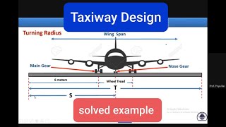 Details TAXIWAY DESIGN (Problem explained) & EXIT TAXIWAY DESIGN STEPS || AIRPORT ENGG (LEC 7 & LEC 8) Guide