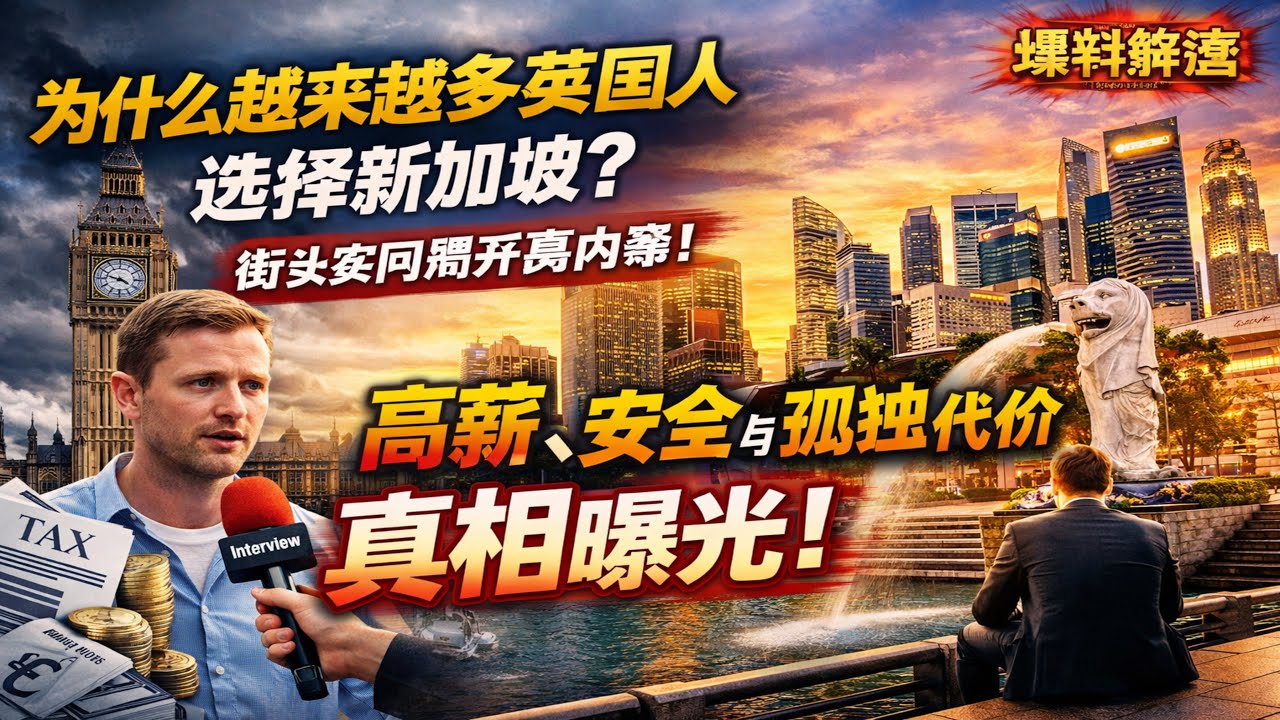 【为什么越来越多英国人选择新加坡？】街头实问揭开真相