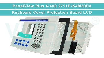 2711P-K4M20D8 PanelView Plus 6 400 Protection Board Membrane Keypad LCD Display Housing