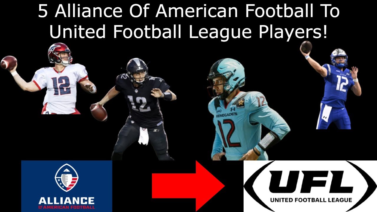 5 Alliance Of American Football To United Football League Players ...