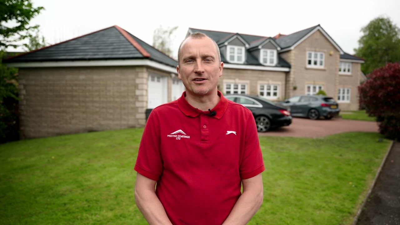 Carbon Colour Seal Roof Cleaning & Coating in Scotland by Pristine Coatings with Client Review
