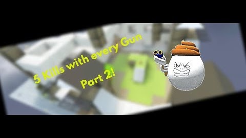 5 kills with every gun *Part 2* in Shell Shockers!