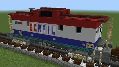 Minecraft Tutorial BCRail Caboose
