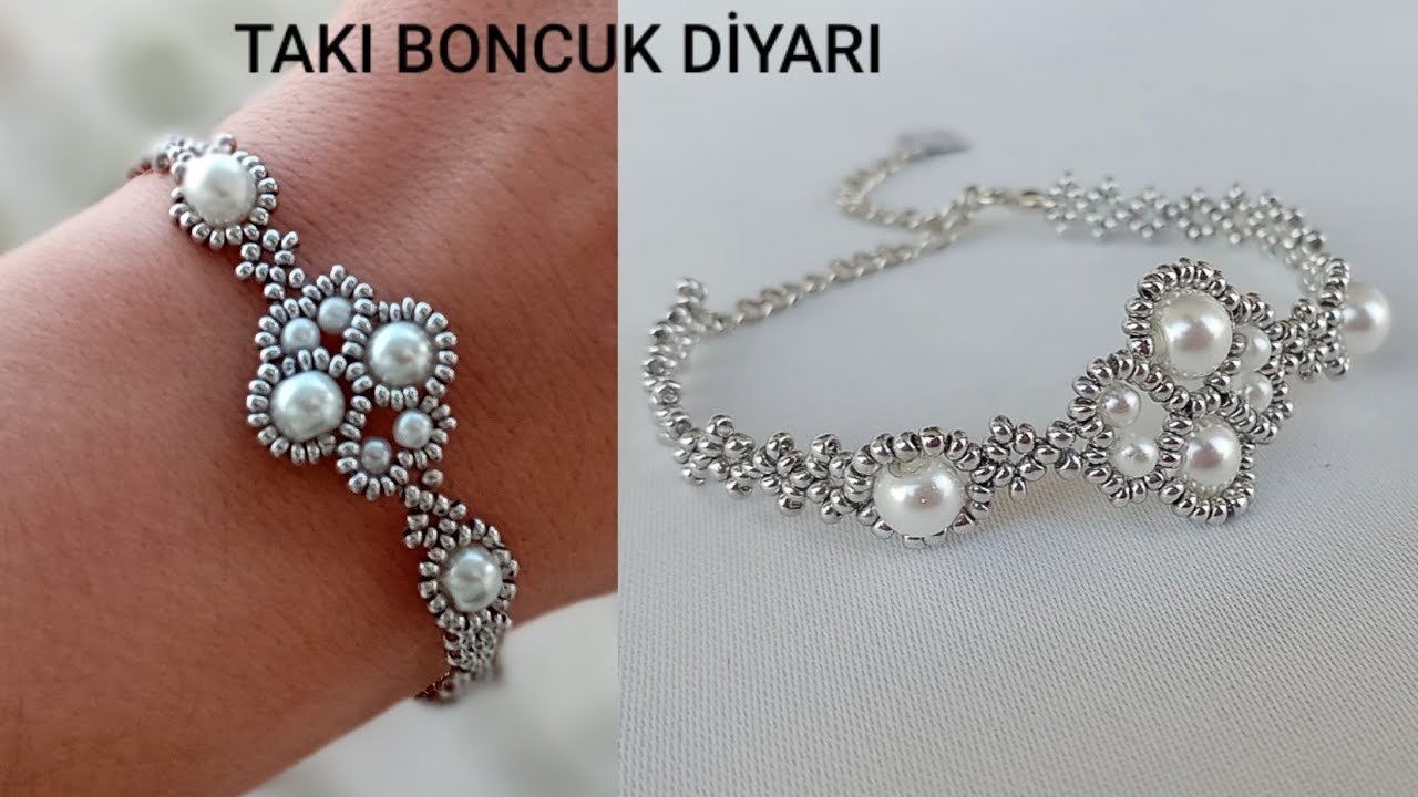 ZARİF İNCİ BİLEKLİK YAPIMI /ELEGANT PEARL BRACELET MADE / #DİY