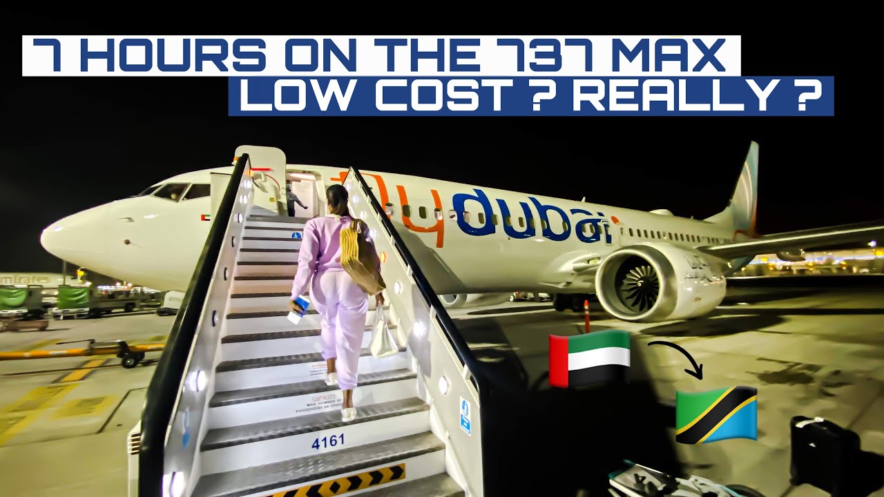 Trip Report | FlyDubai | Dubai 🇦🇪 to Dar Es Salaam 🇹🇿 | Economy AND Business | Boeing 737 MAX 8
