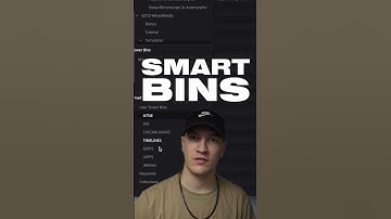 QUICK TIP // Use Smart Bins in Davinci Resolve to locate assets quickly! #davinciresolve #filmmaking