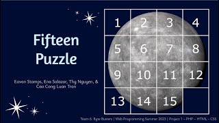 Fifteen Puzzle | PW02: Byte Busters (Team6)