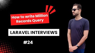 24 How to Load one Million Records Efficiently in Laravel | Hadayat Niazi
