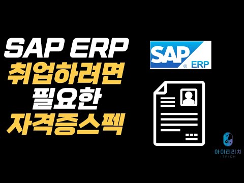 SAP ERP 전문가로 취업하기 위해 필요한 자격증 스펙은 이렇게 준비하세요!