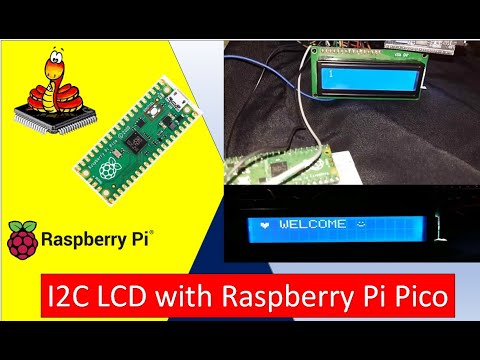 (Demo) I2C LCD Interfacing with Raspberry Pi Pico Display Text and ...