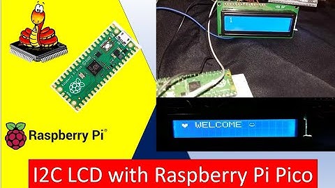 (Demo) I2C LCD Interfacing with Raspberry Pi Pico Display Text and Custom Characters