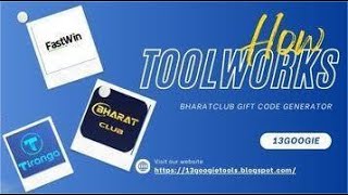 BHARATCLUB GIFT CODE GENERATOR || HOW TO GET FREE GIFT CODE OF BHARATCLUB || 13GOOGIE screenshot 5