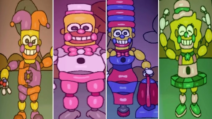 IULITM on Game Jolt: FNAF Security Breach Reboot ALL ANIMATRONICS