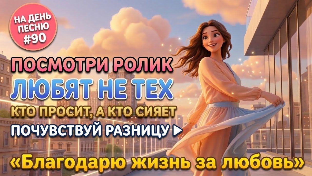 НА ДЕНЬ ПЕСНЮ #90 | Романтичная ПЕСНЯ-АФФИРМАЦИЯ на любовь | 