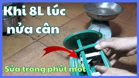 cách chỉnh sửa cân đồng hồ bị sai lệch/watch scale repair