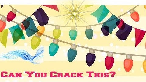 Can You Crack This Riddle??