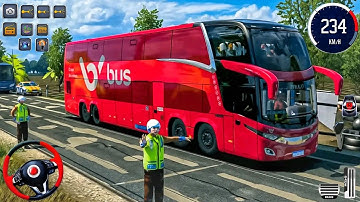 Bus Simulator Games 2025 - Ultra-realistic Tourist Bus Driving 3D - Bus Game Android Gameplay