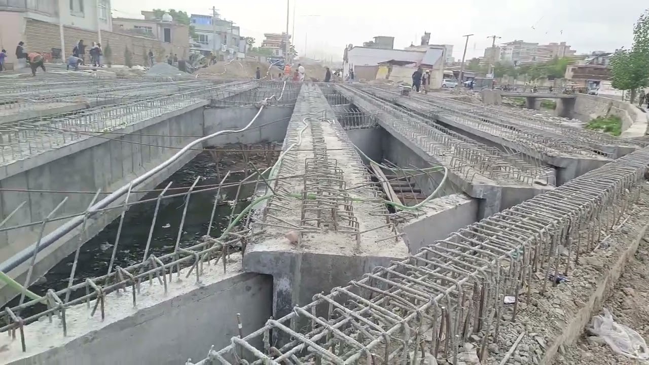 پیشرفت عالی کار های پل،  سرک پل سوخته _ پل سرخ