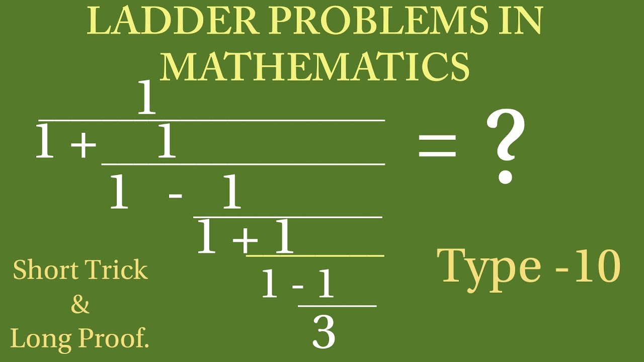 Ladder problems in mathematics|Ladder problems in maths|kaisa ladder ...