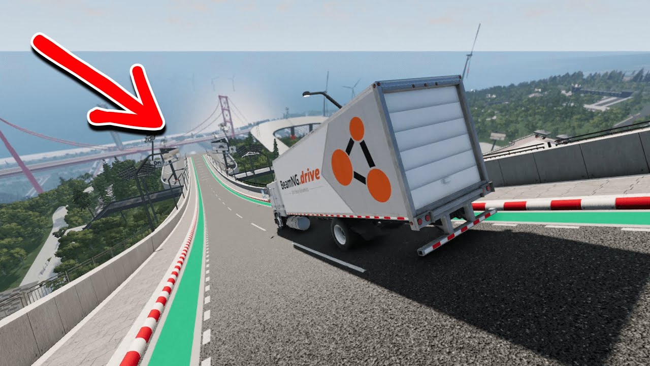【BeamNG.drive】Car Jump Test V2